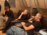 EN STUDIO POUR L'ALBUM •OJEADA•